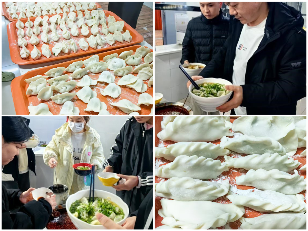 BOdog官网微电组织冬至节包饺子活动